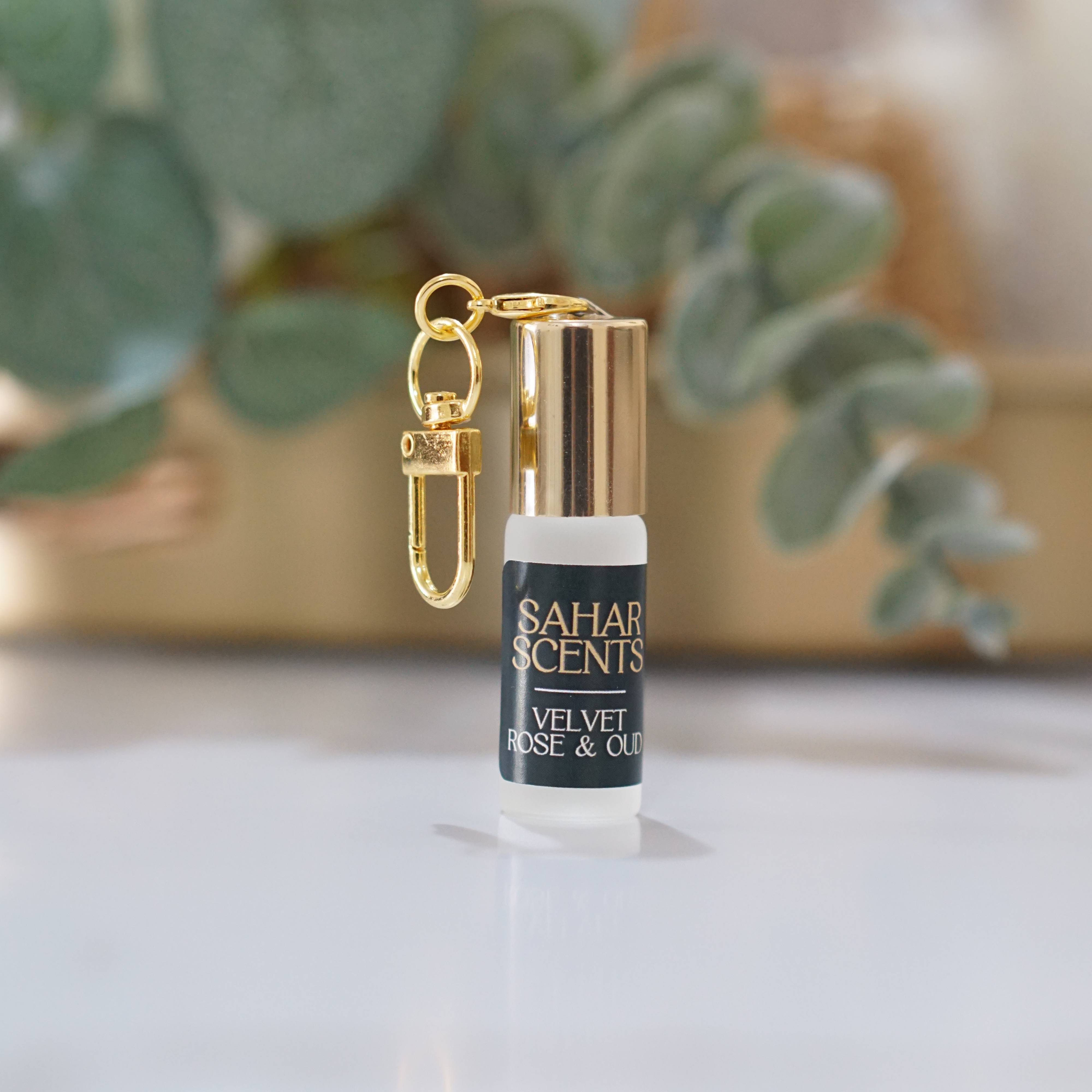 Velvet Rose & Oud Perfume Keychain