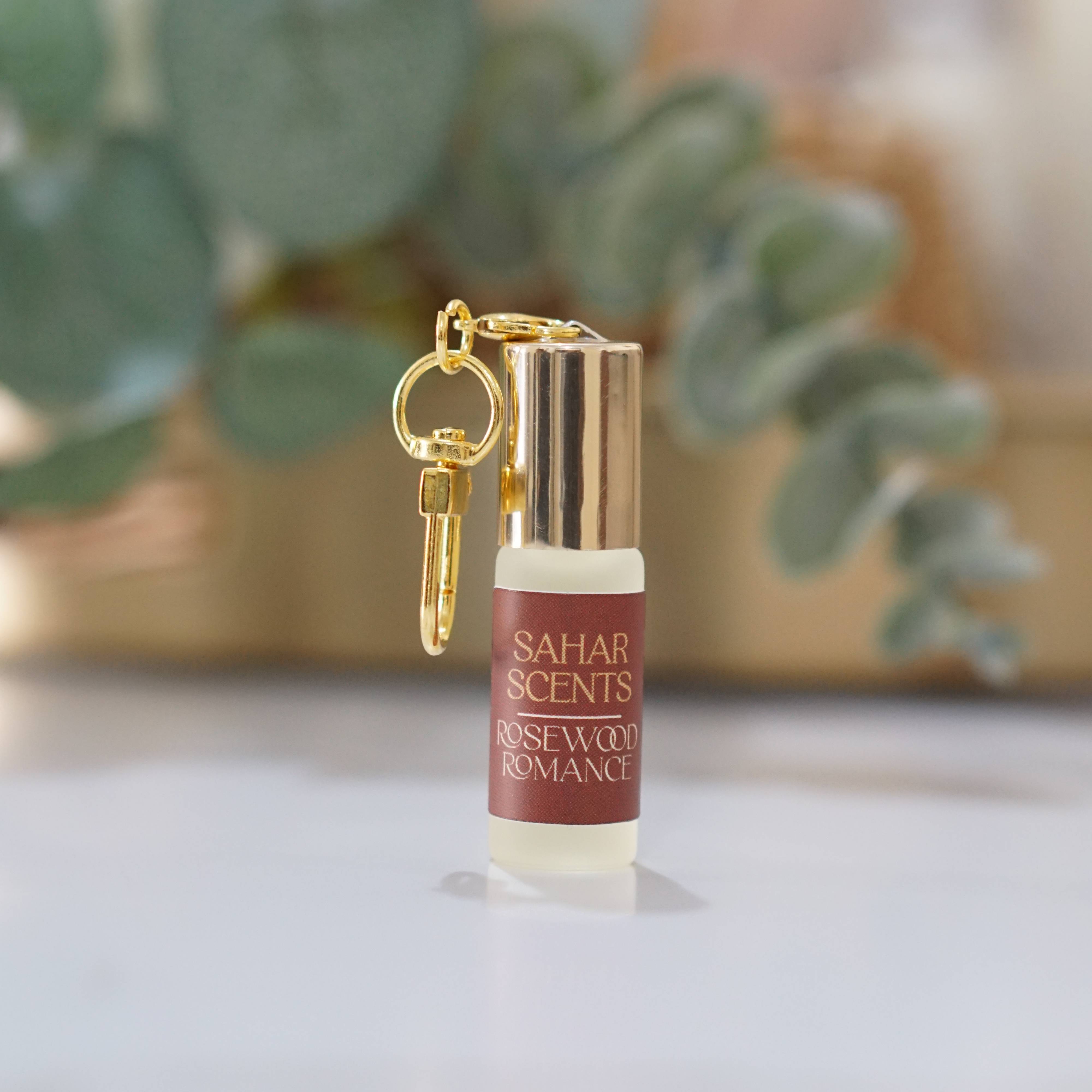 Rosewood Romance Perfume Keychain